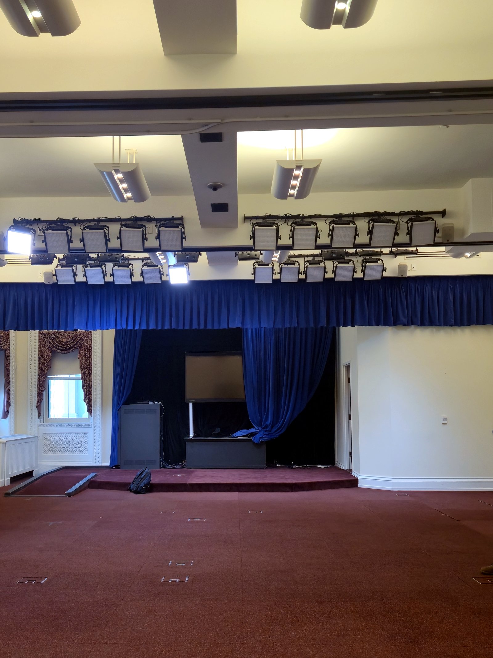 Hall interior before renovation